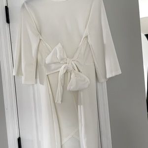 White Bridal Shower Dress